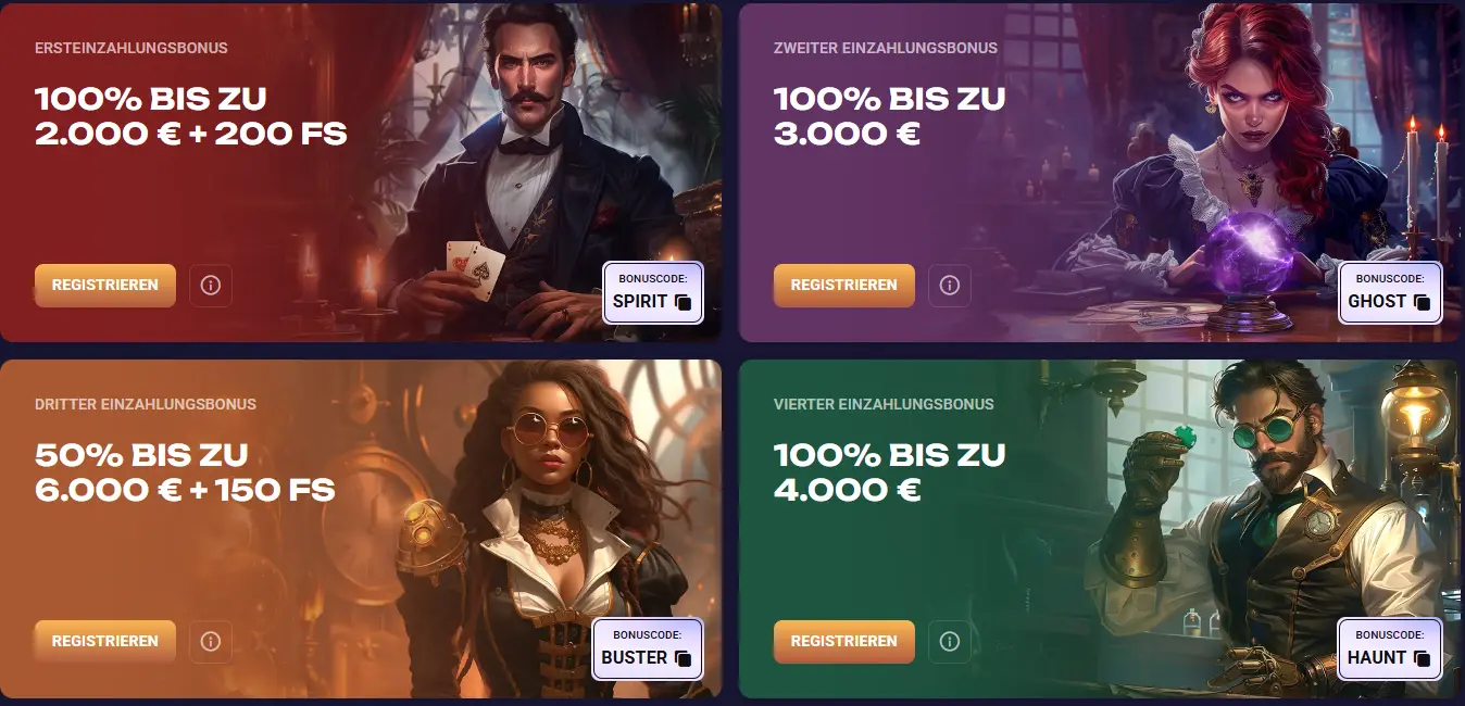 spirit casino bonus